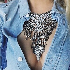 Silver Statement Necklace